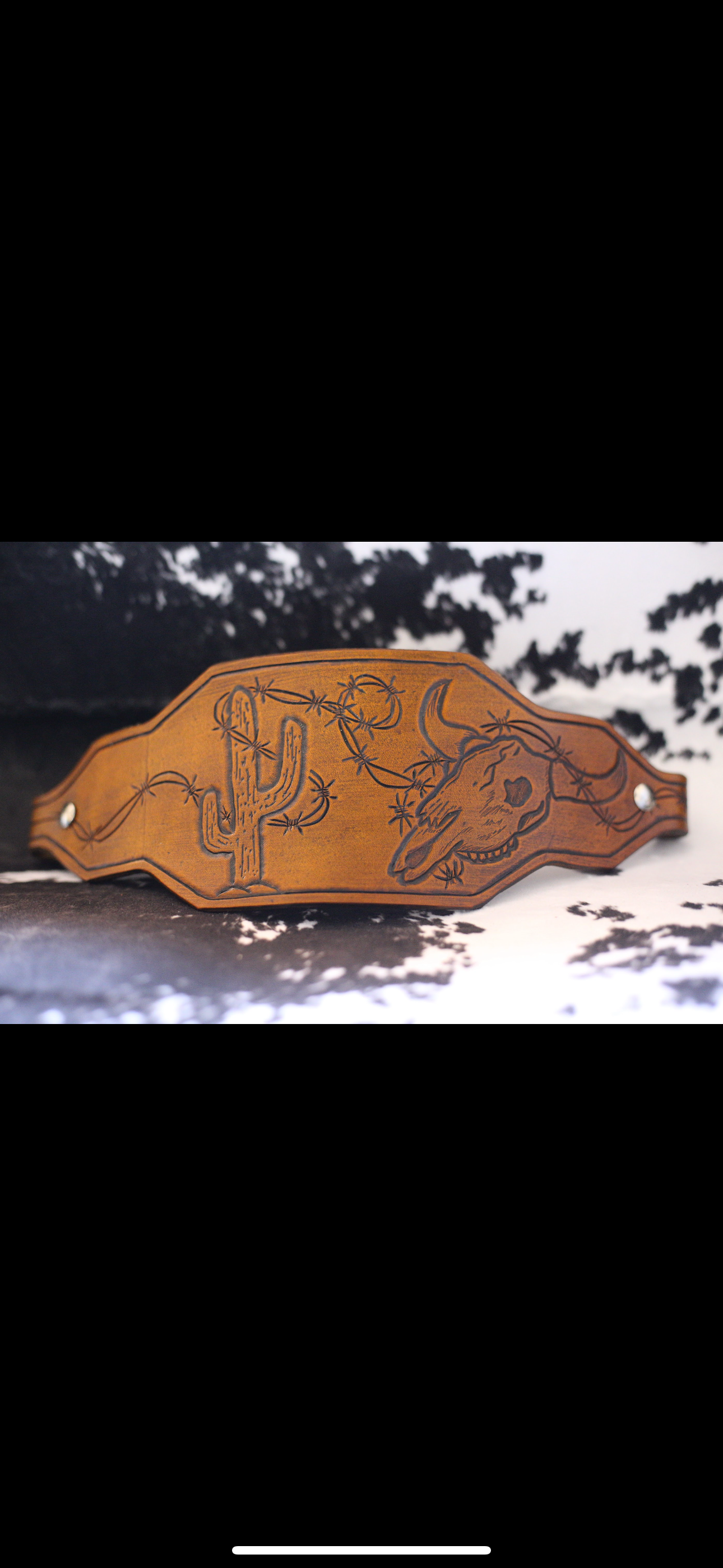 Custom bronc nose band